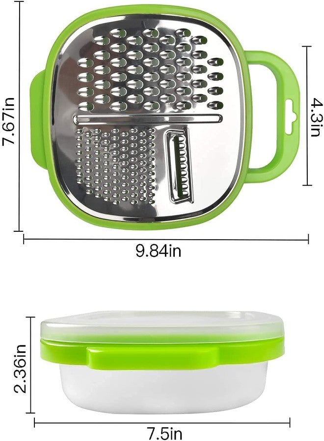 Divik Stainless Steel and ABS Plastic Peeler Shredder Cutter Slicer Cheese Grater for Lemon, Ginger, Vegetables, Fruit, Chili, Coconut, Chocolate (1Pcs) - Image 4